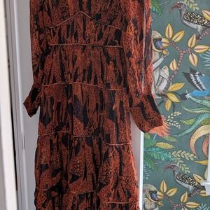 Elegant Animal Print Dress